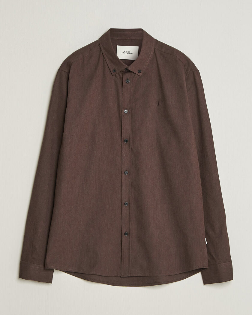 LES DEUX Soft Flannel Shirt Delicioso – Brown