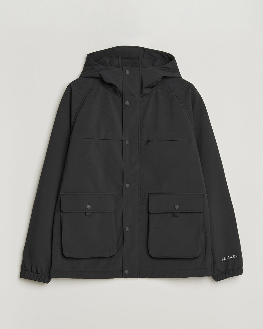 LES DEUX Shell Jacket Black – Black