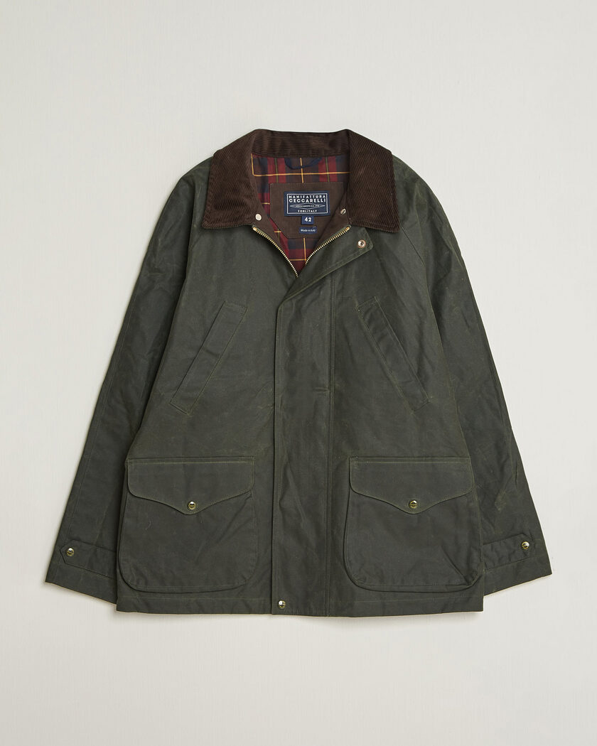 Baracuta Baracuta x Barbour Wax Jacket Black at CareOfCarl.com