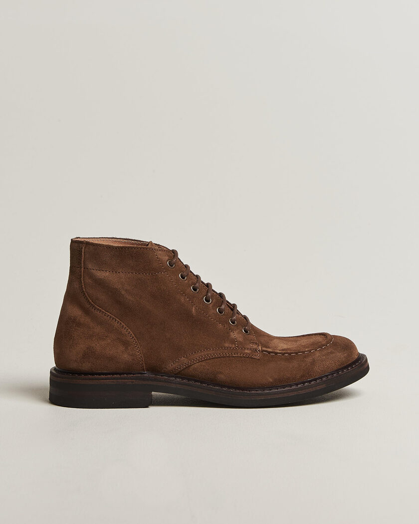 Astorflex Nuvoflex Dainite Lace Up Boot Dark Khaki Suede – Brown