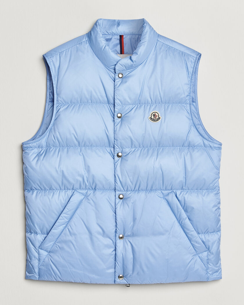 Moncler Tuquerouye Down Vest Light Blue – Blue
