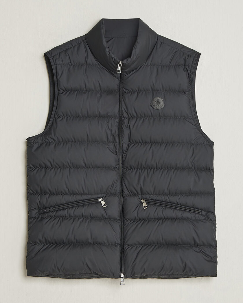 Moncler Treompan Down Vest Black – Black