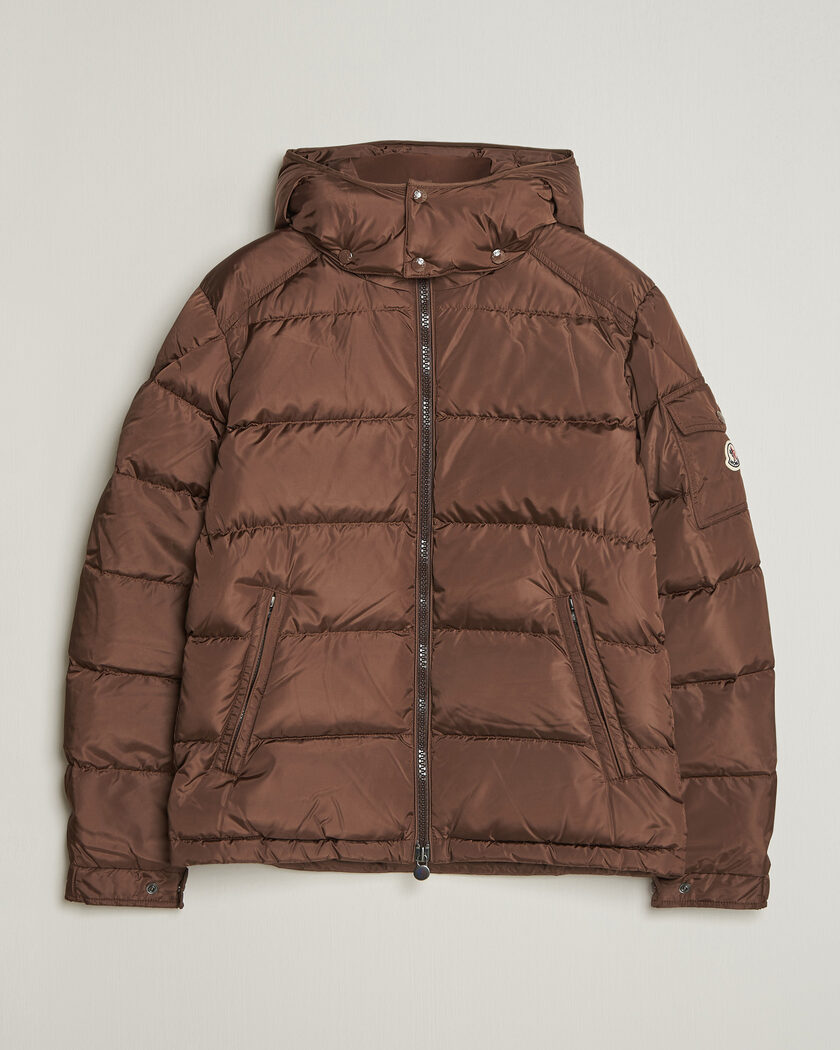Moncler Maya Jacket Matte Brown – Brown