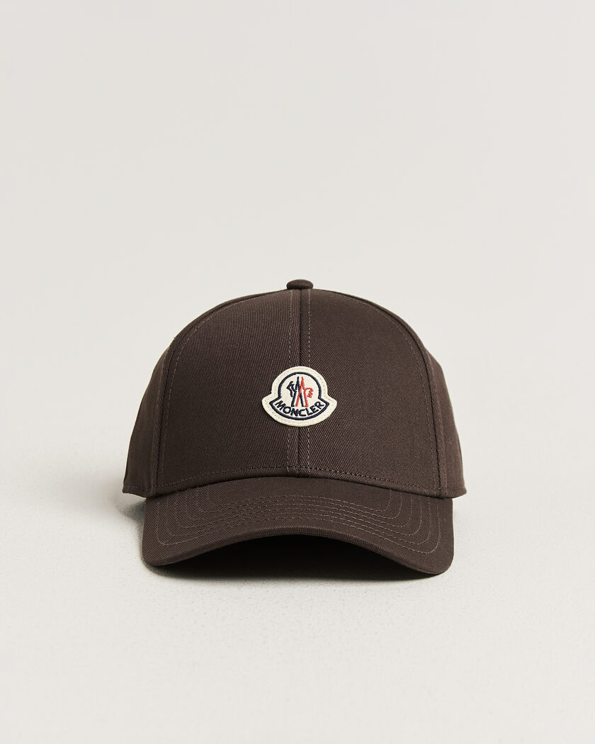 Moncler Logo Baseball Cap Brown – Brown