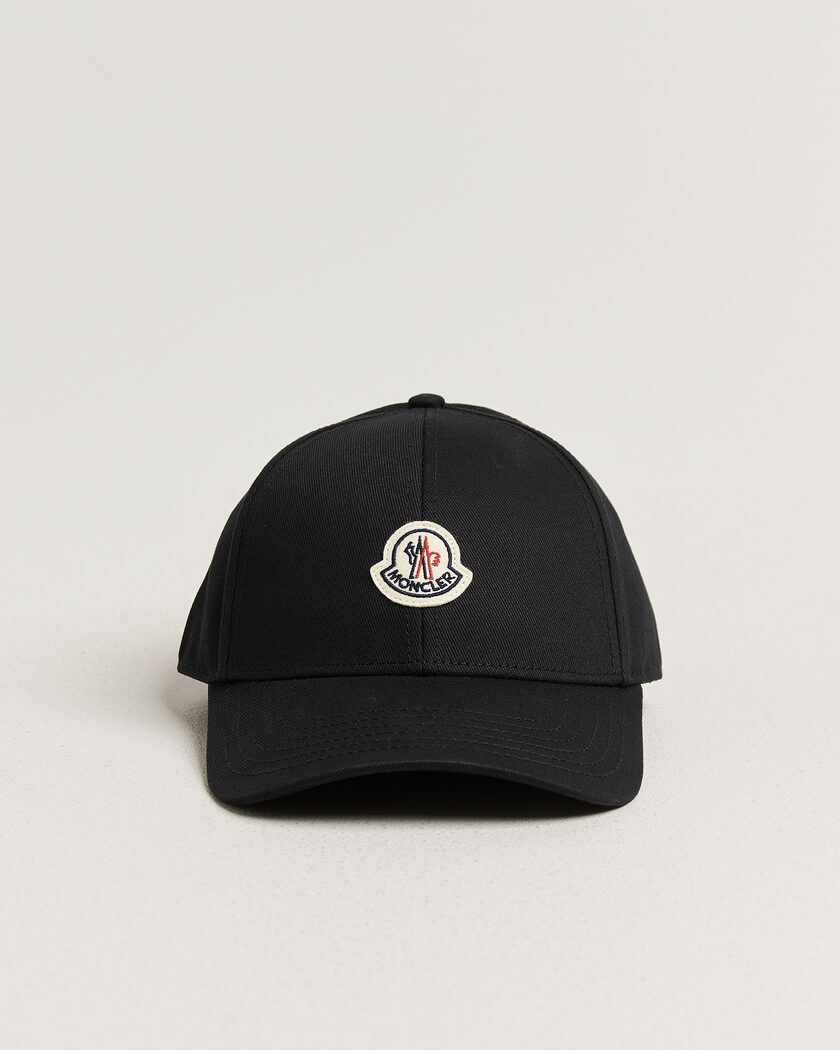 Moncler Logo Baseball Cap Black – Black