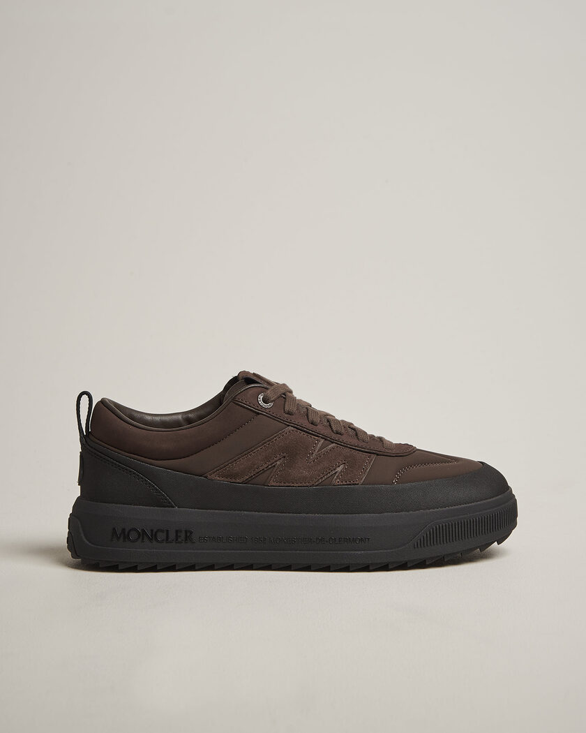 Moncler Altive Low Top Sneakers Dark Brown – Brown