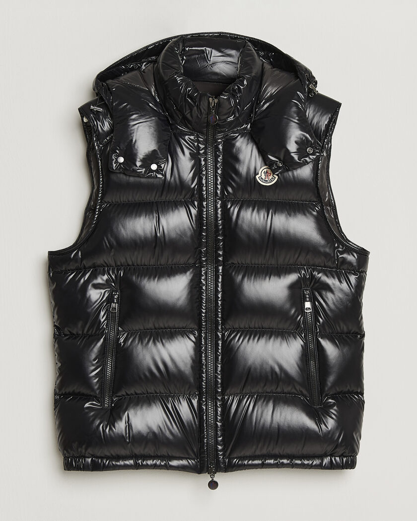 Moncler Gui Down Vest Black at CareOfCarl.com