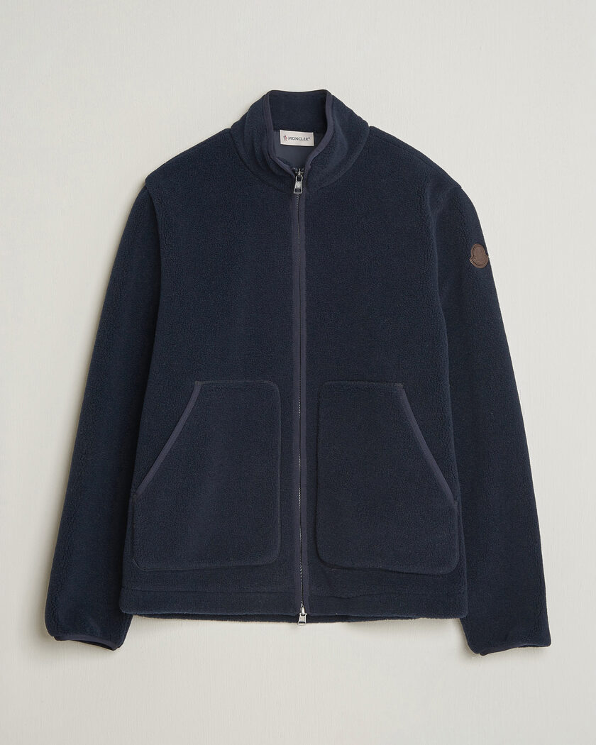 Moncler Full Zip Fleece  Navy – Blue