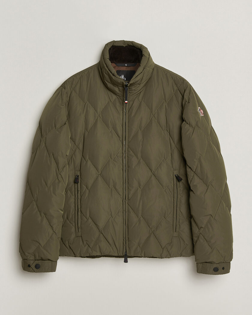  Moncler Grenoble Bramas Quilted Jacket Olive – Green