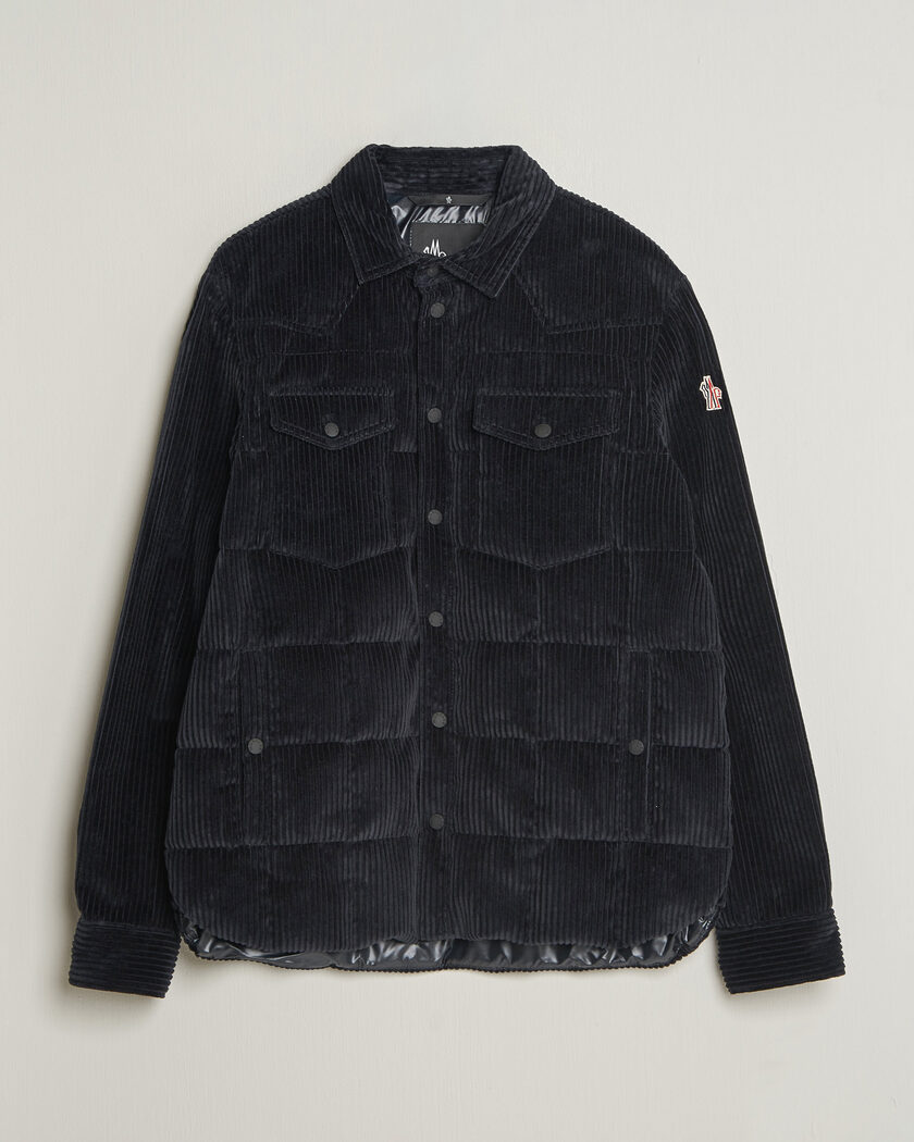 Moncler Grenoble Gelt Corduroy Shirt Jacket Navy – Blue