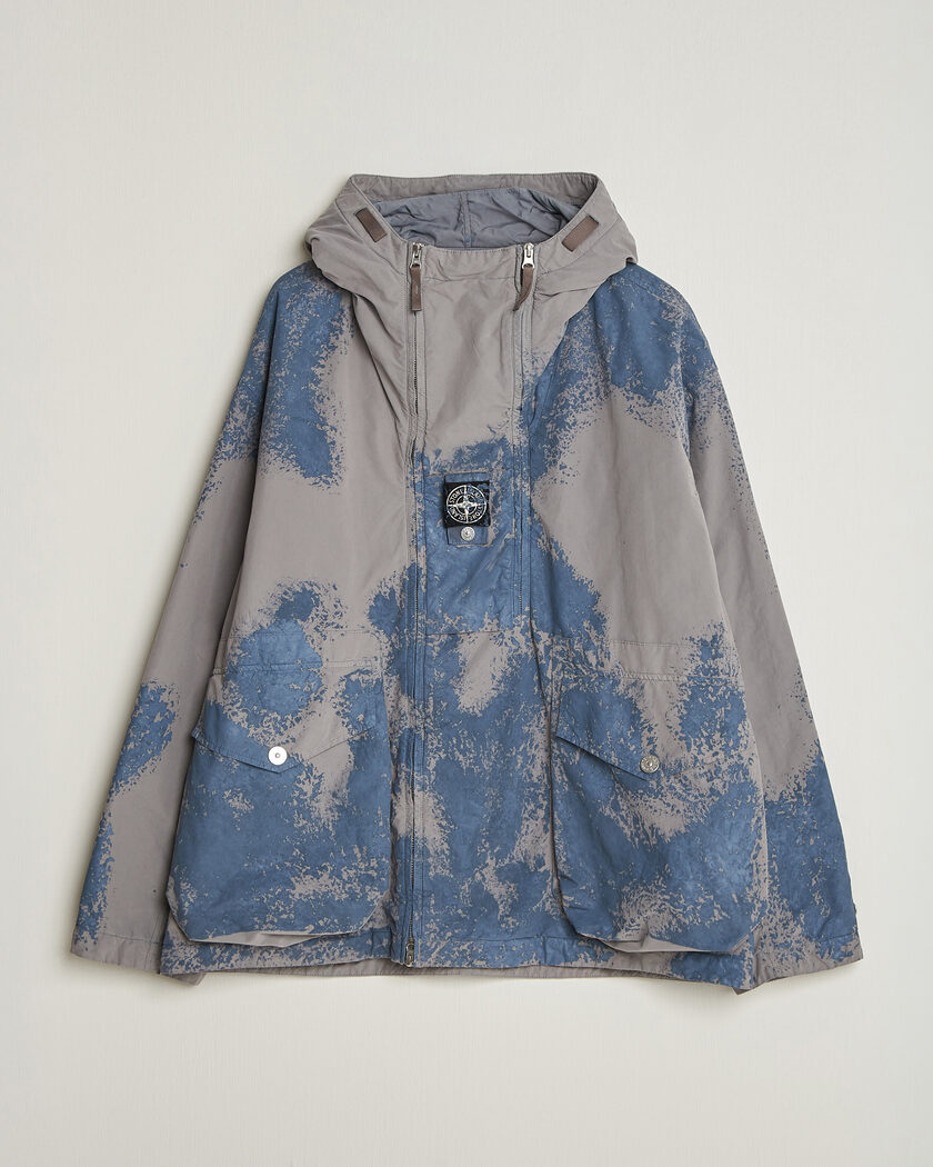 Stone Island Hand Painted David Light TC Short Parka Grey – Grey