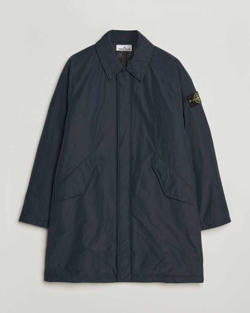 Stone Island Micro Reps Padded Coat Navy Blue – Blue