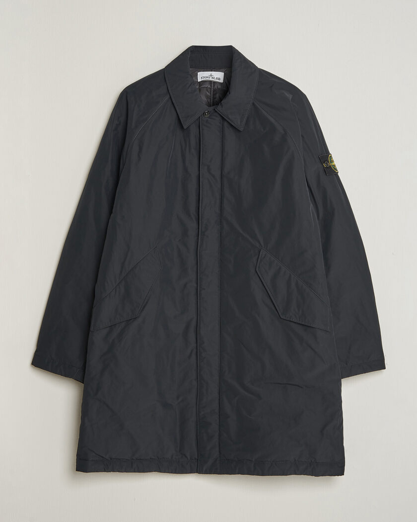 Stone Island Micro Reps Padded Coat Black – Black