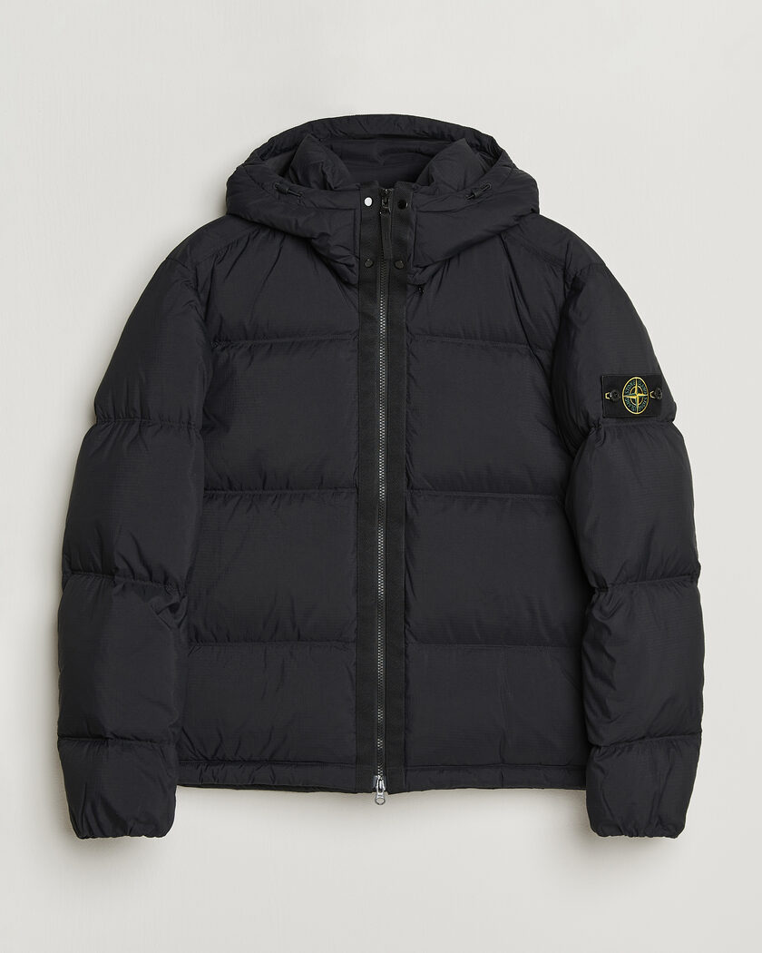 Stone Island Matt Ripstop Cordura Down Jacket Black – Black