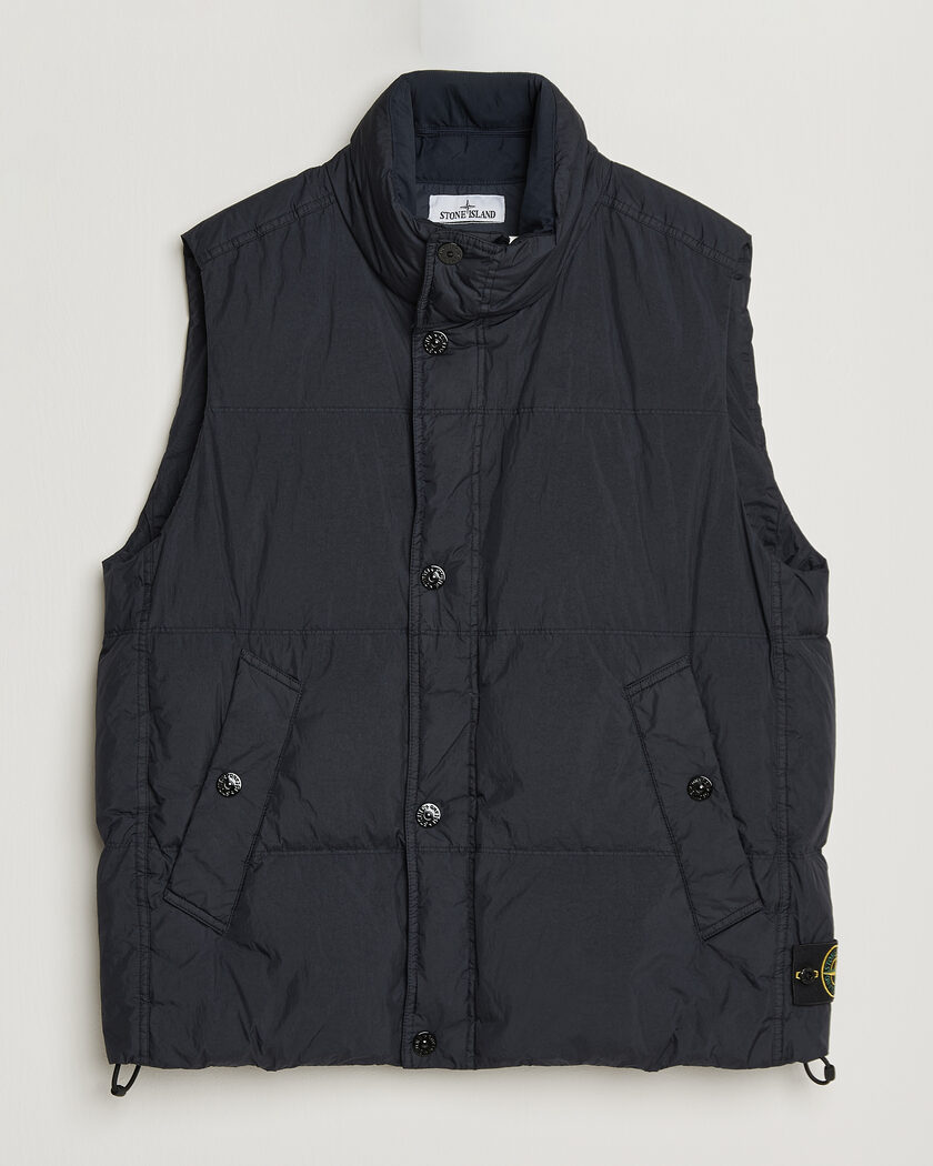 Stone Island Garment Dyed Cotton Zip Overshirt Musk at CareOfCarl.com