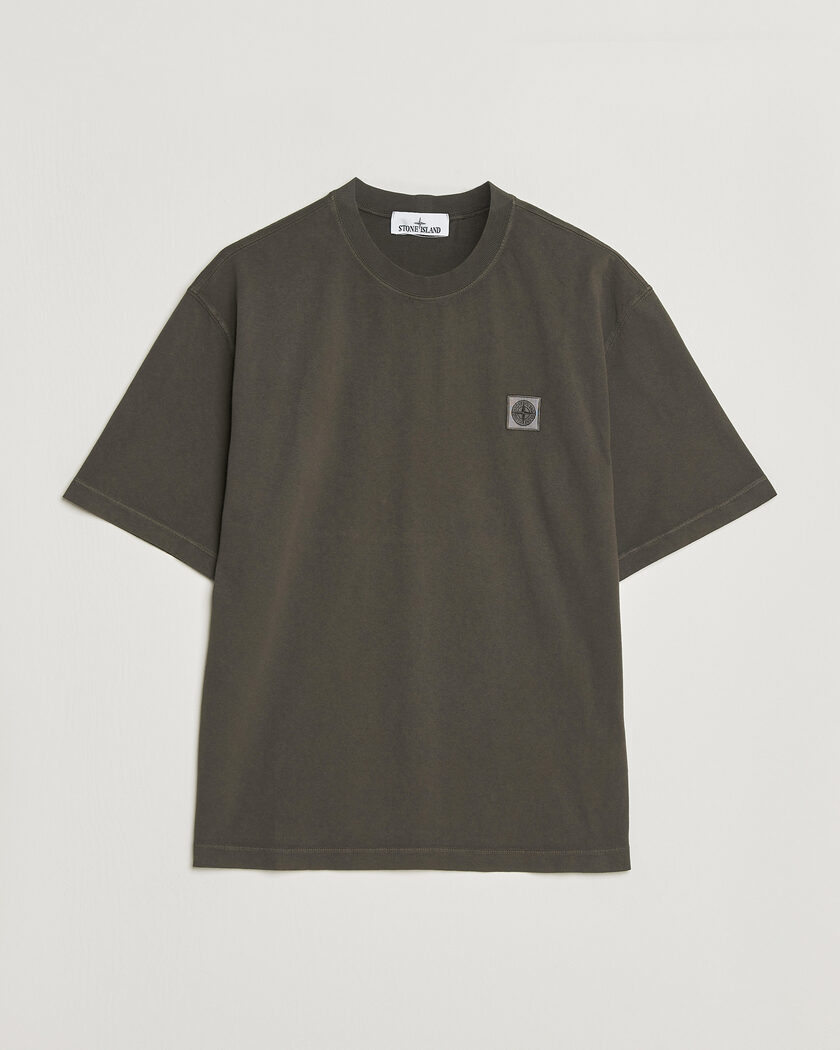 Stone Island Combed Organic Cotton T-Shirt Coal Grey – Grey