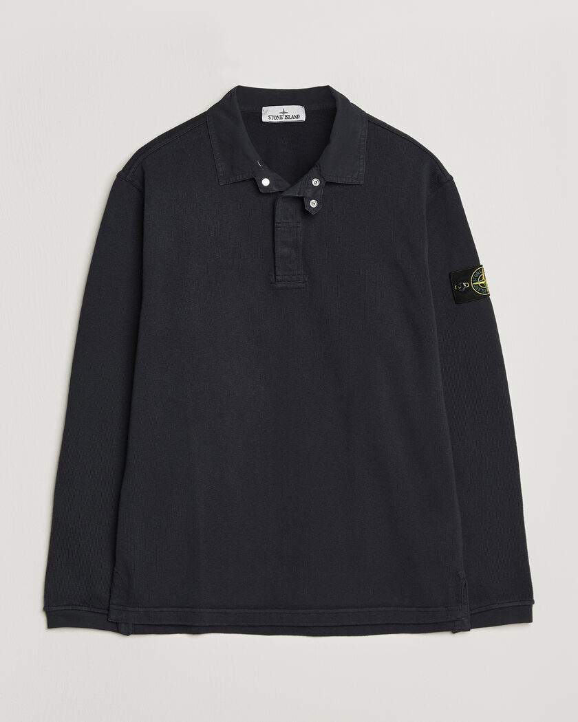 Stone Island Heavy Cotton Jersey Polo Blue Navy – Blue