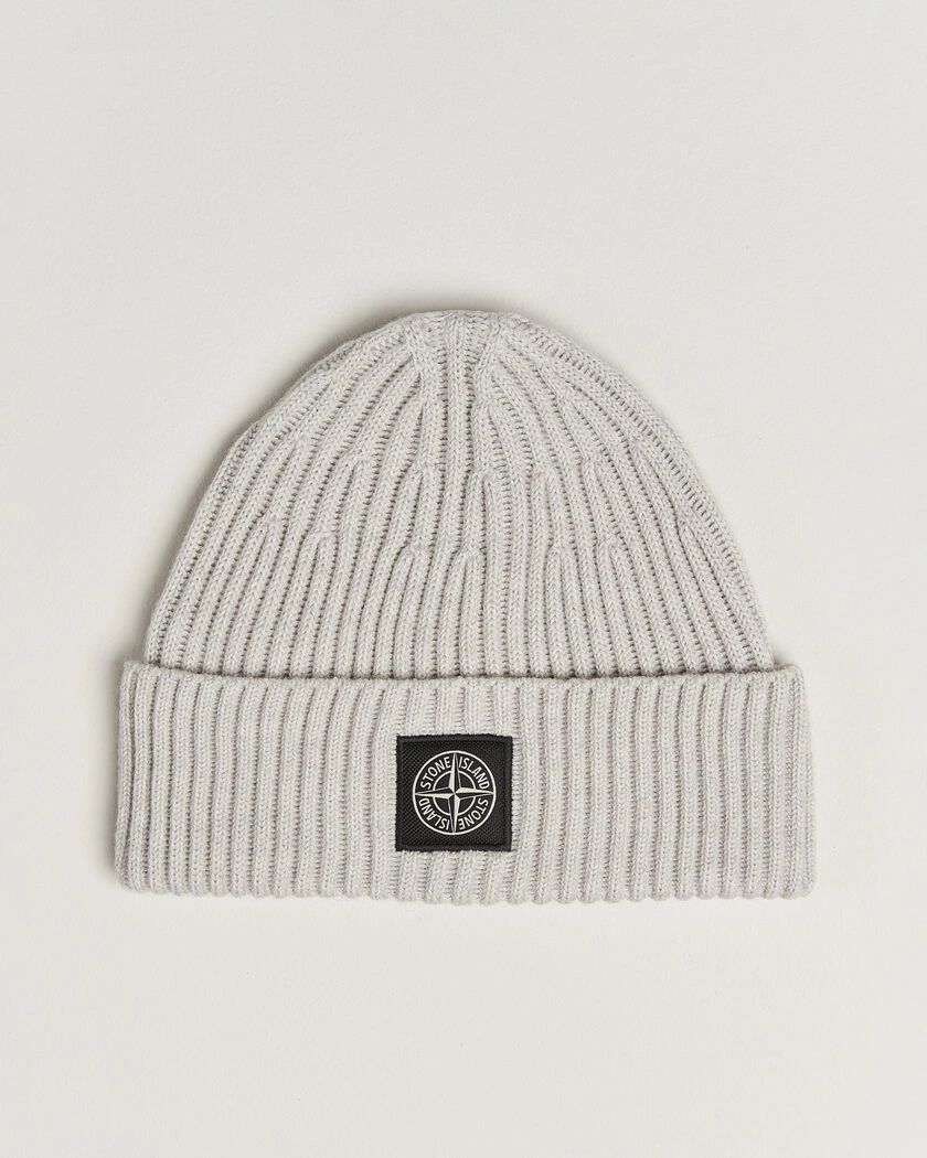 Stone Island Full Rib Wool Hat Sand Melange – Beige