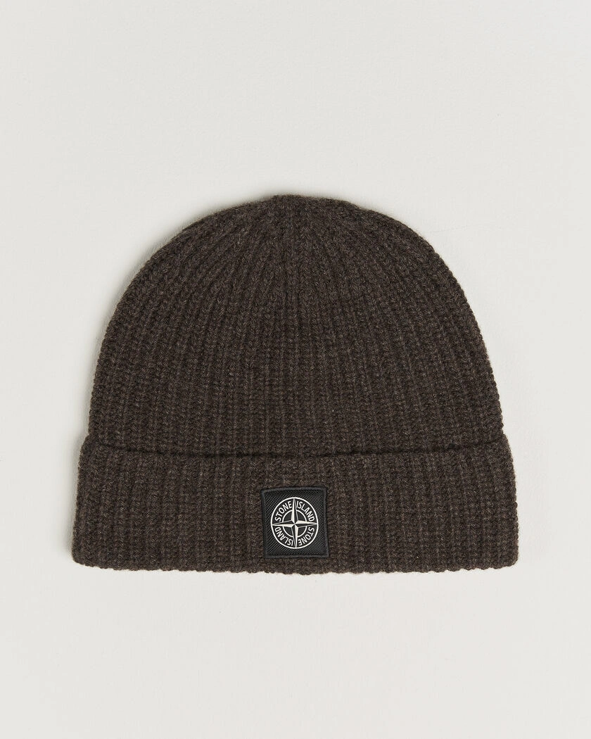  Stone Island Geelong Wool Hat Melange Lead – Grey