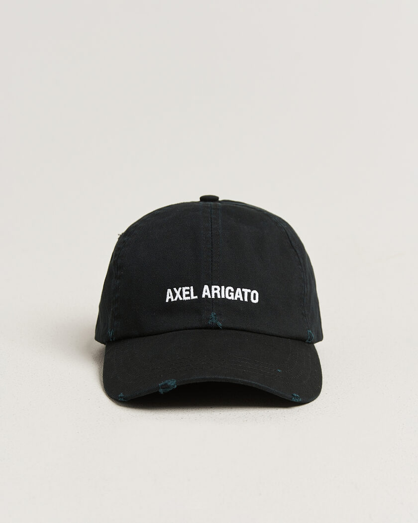 Axel Arigato AA Logo Cap Washed Black – Black