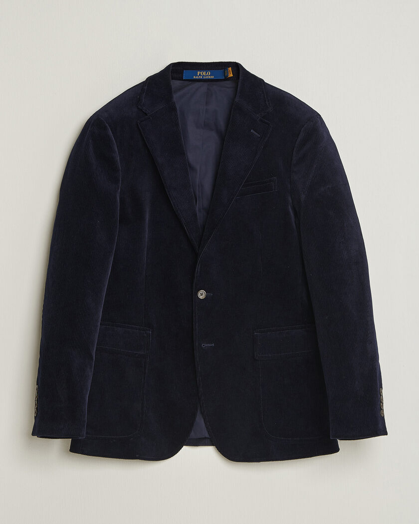 Polo Ralph Lauren Single Breasted Corduroy Sportcoat Newport Navy – Blue
