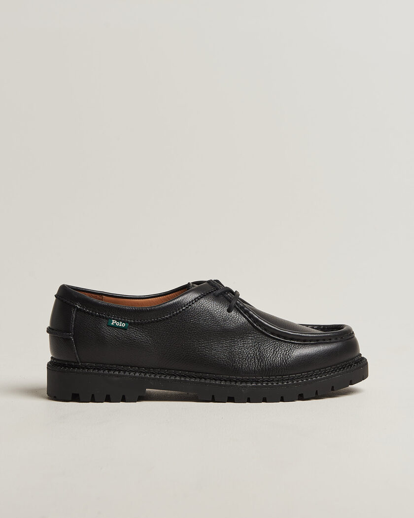 Polo Ralph Lauren Jett Apron Derby Shoe Black – Black