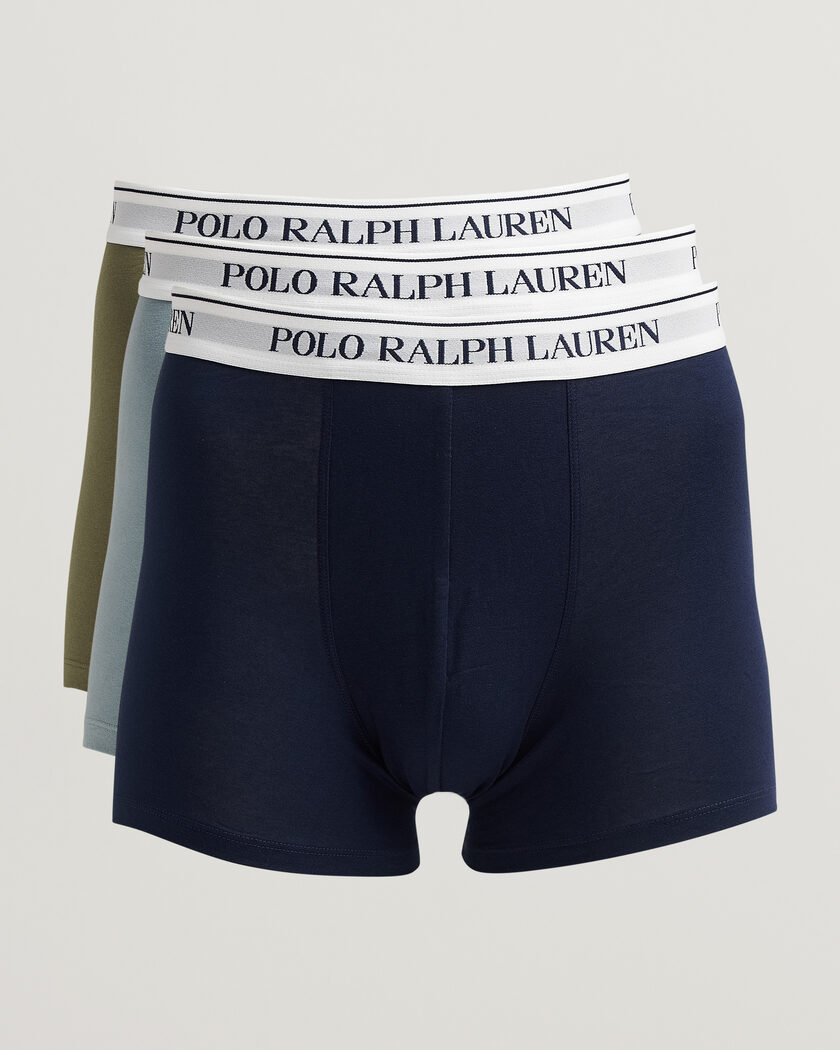 Polo Ralph Lauren 3-Pack Trunks Navy/Blue/White – Multi-colour