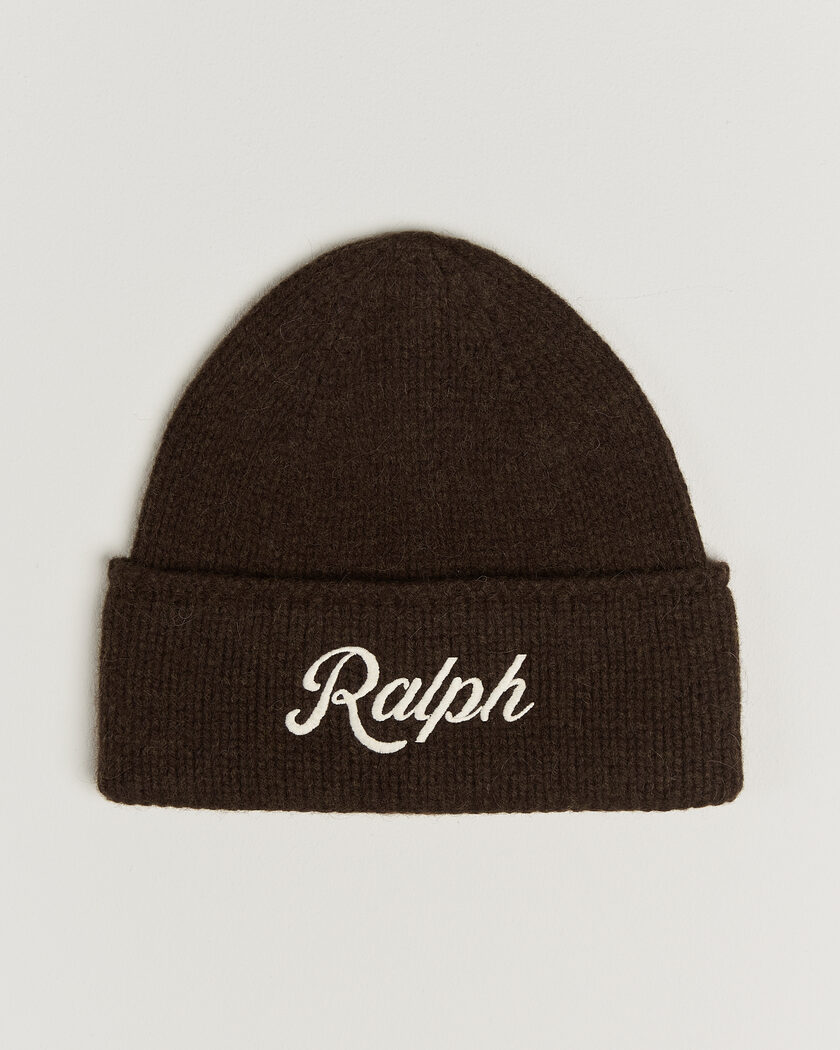  Polo Ralph Lauren Wool Blend Beanie Cooper Brown – Brown