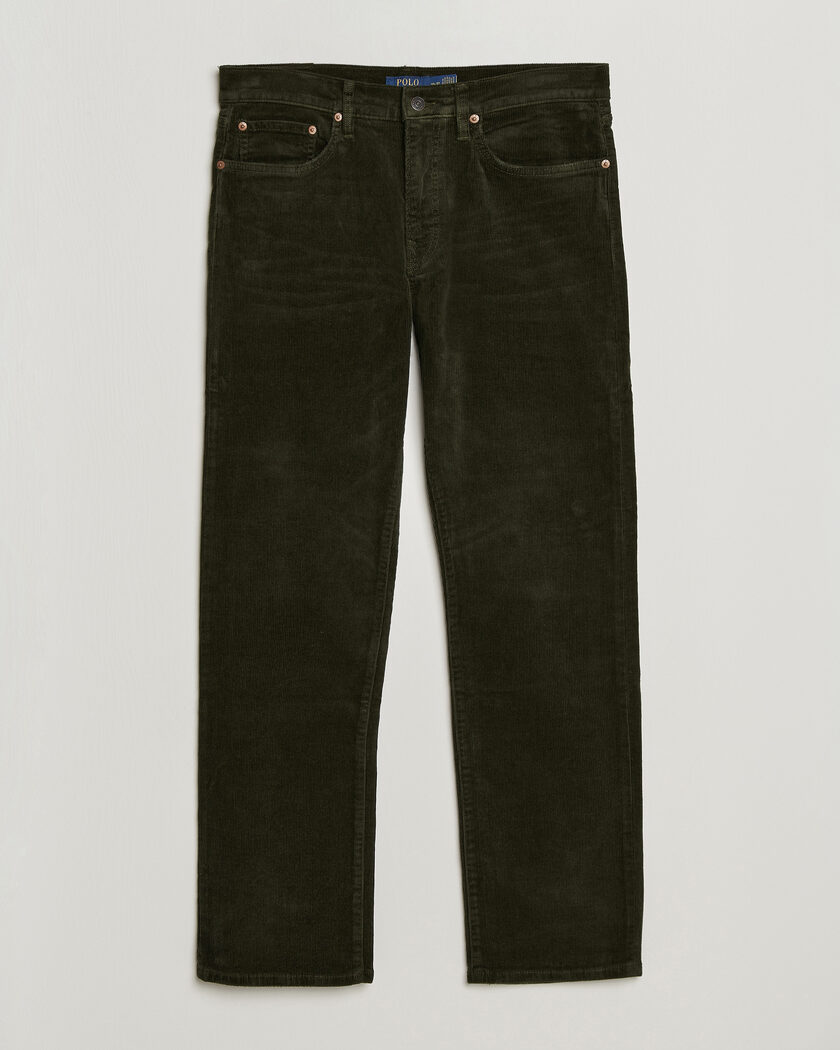 Polo Ralph Lauren Stretch Corduroy Straight Fit Pants Estate Olive – Green