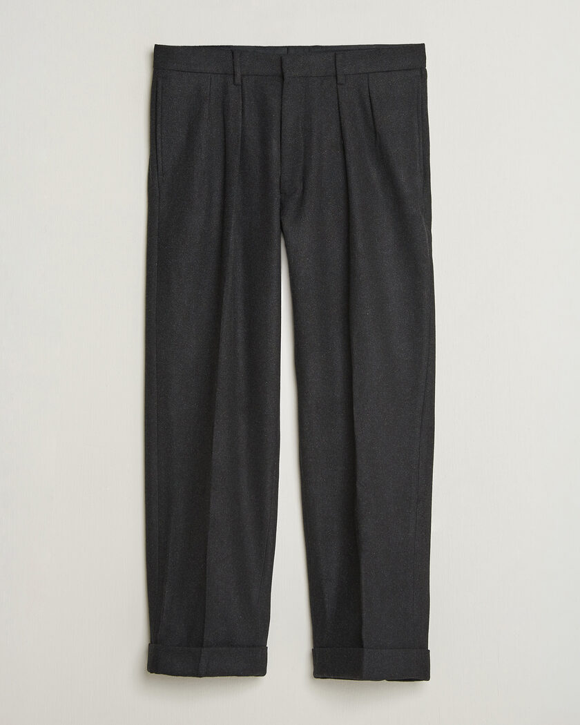 Polo Ralph Lauren Flanell Blend Straight Fit Pants Dark Grey – Grey