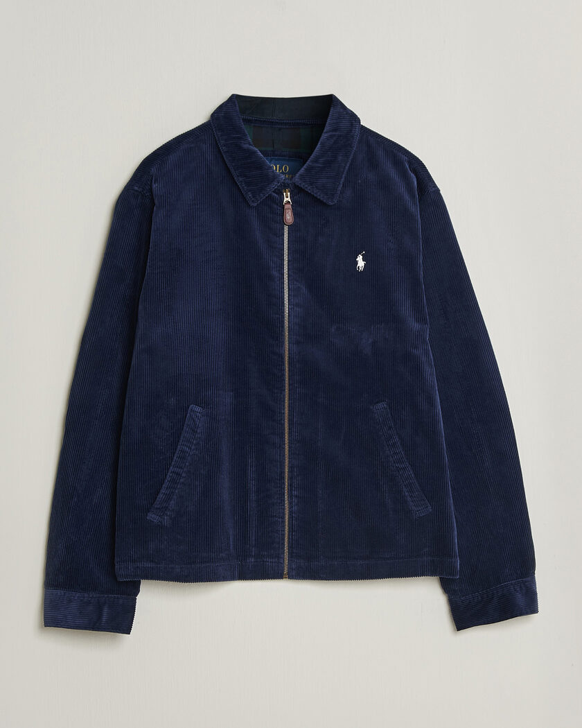 ジャケット・アウター Special Ralph Lauren corduroy Harrington Polo Ralph Lauren Corduroy Lined Harrington Jacket Aviator Navy at