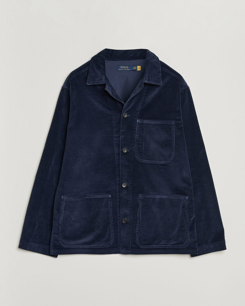 Polo Ralph Lauren Corduroy Overshirt Newport Navy – Blue