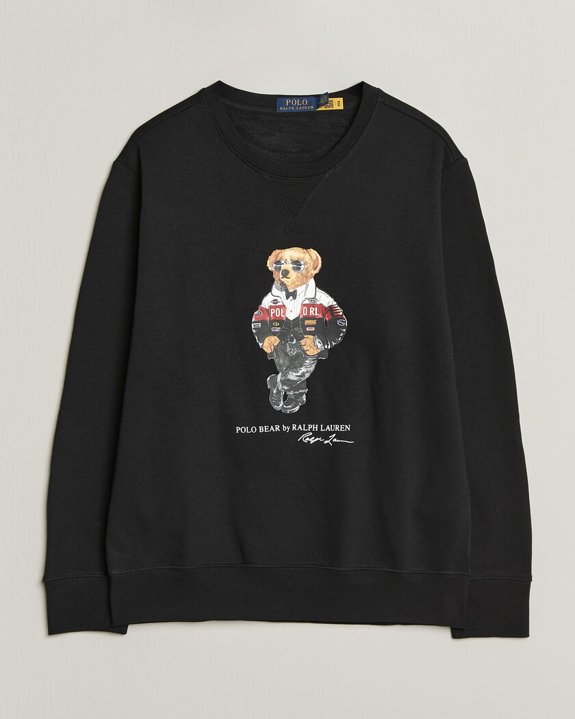 Polo Ralph Lauren Fleece Bear Sweatshirt Polo Black – Black