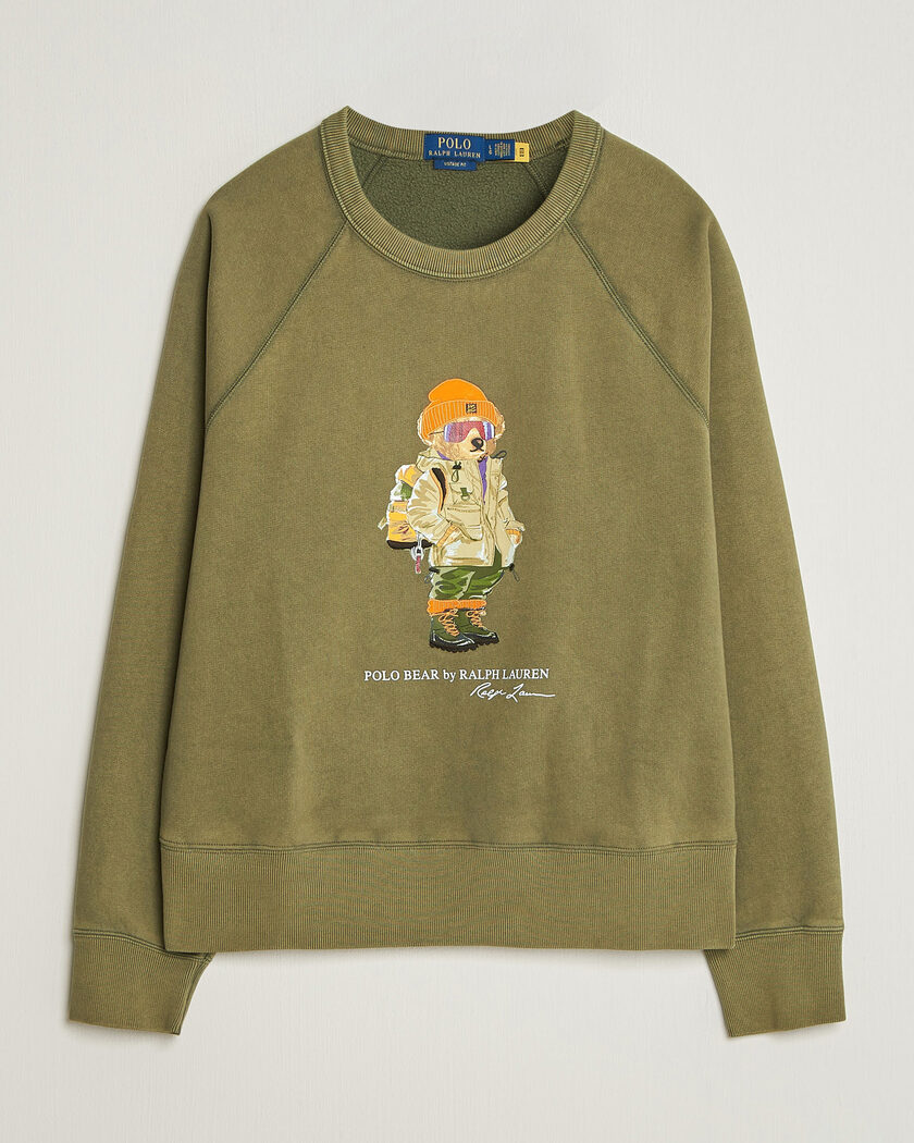  Polo Ralph Lauren Fleece Bear Sweatshirt Cruise Olive – Green