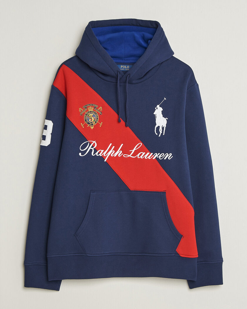 Polo Ralph Lauren Big Pony Hoodie Cruise Navy at CareOfCarl.com