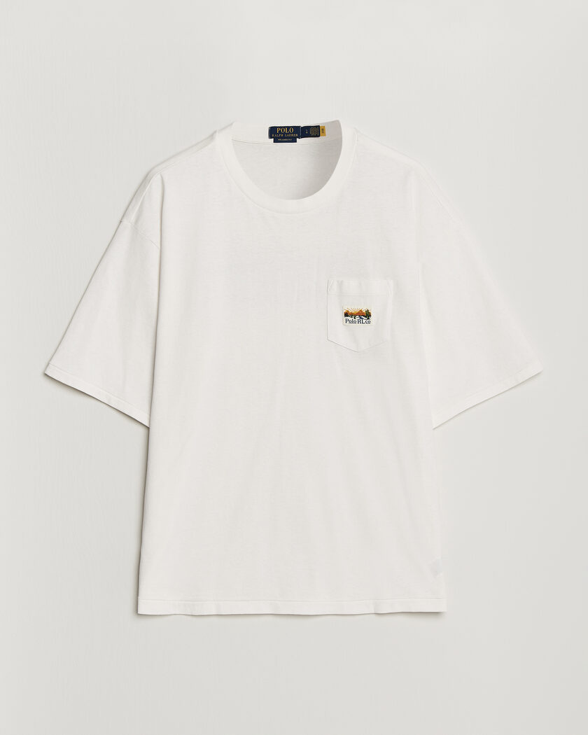 Polo Ralph Lauren Relaxed Fit Print T-Shirt Nevis – White