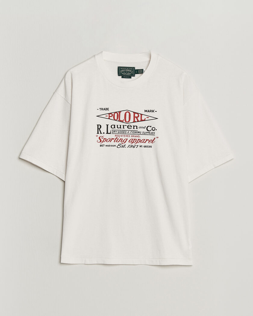 Polo Ralph Lauren Relaxed Fit Print T-Shirt Nevis – White