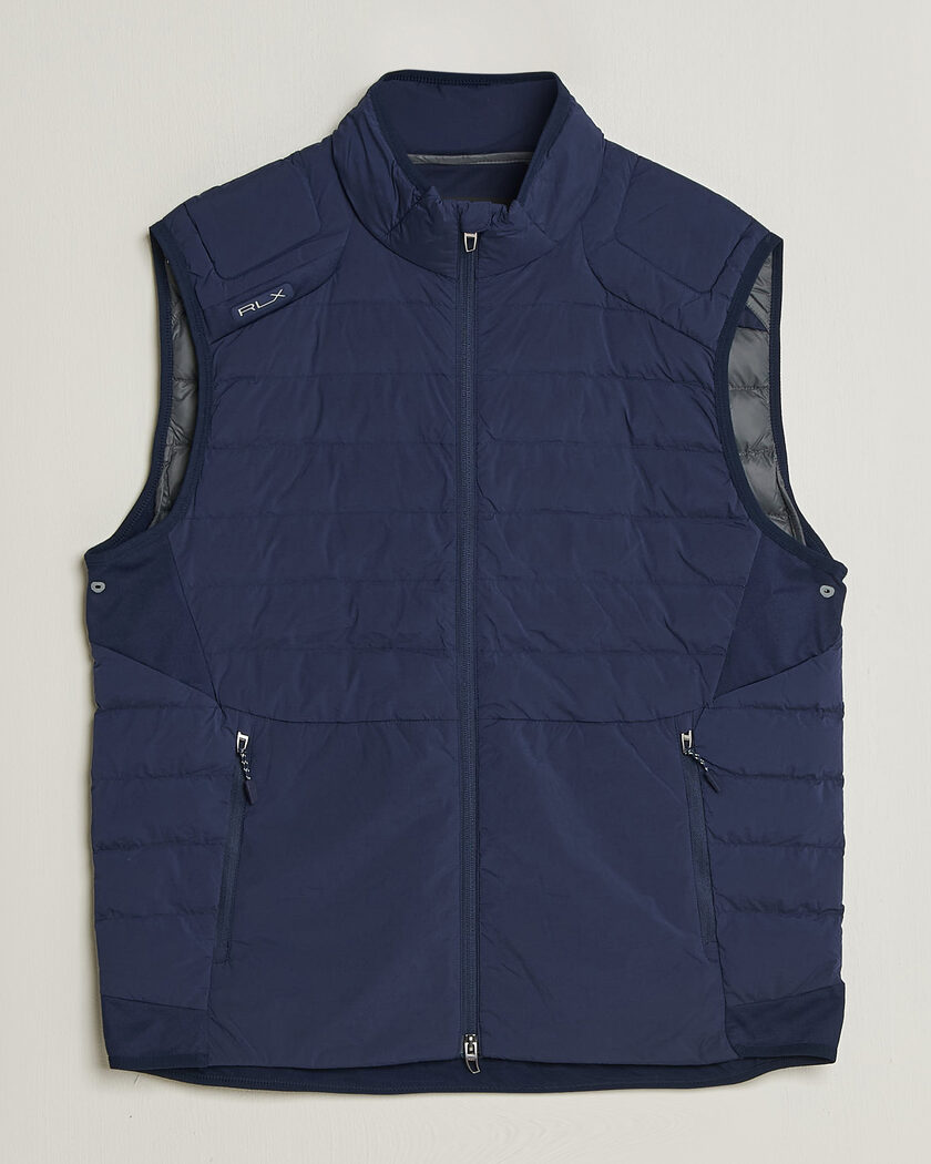 RLX Ralph Lauren Full Zip Golf Vest Refined Navy – Blue
