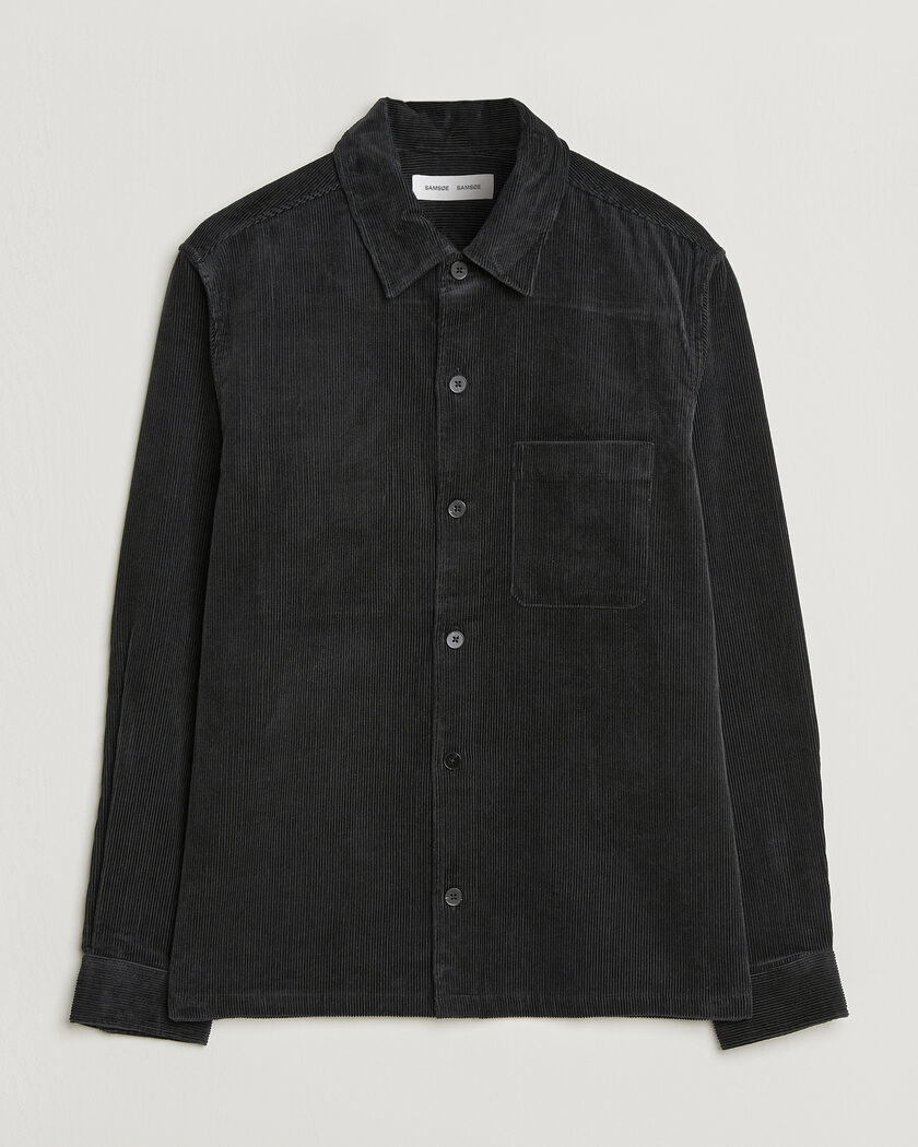 Samsøe Samsøe Damon Corduroy Overshirt Black – Black