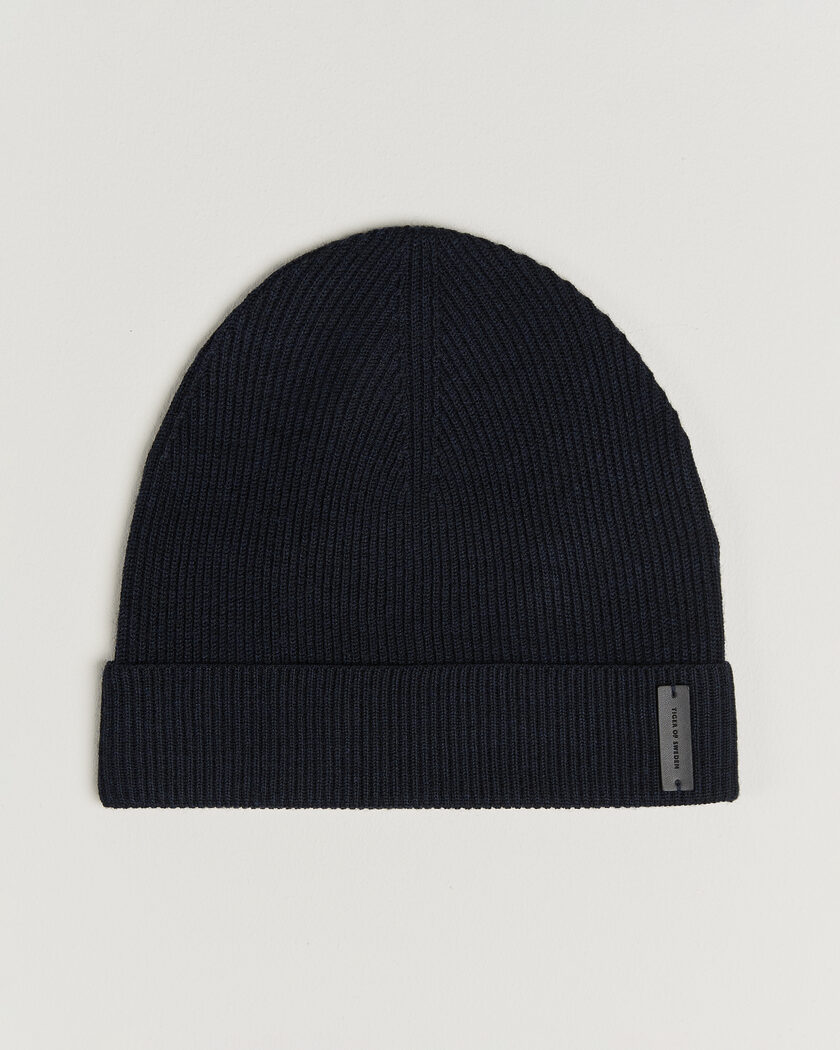Tiger of Sweden Caldu Wool Beanie Light Ink – Blue