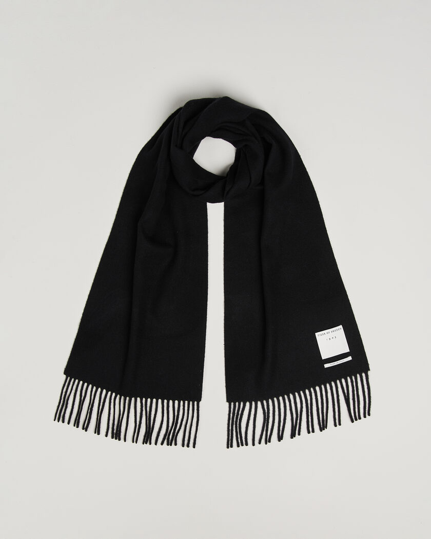 Tiger of Sweden Sylan Wool Scarf Black – Black