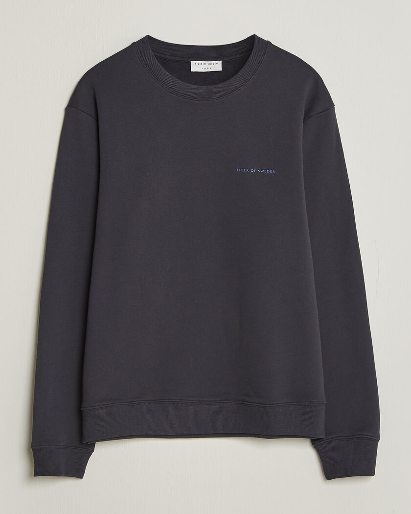 Tiger of Sweden Emerson Crew Neck Sweatshirt Light Ink – Blue