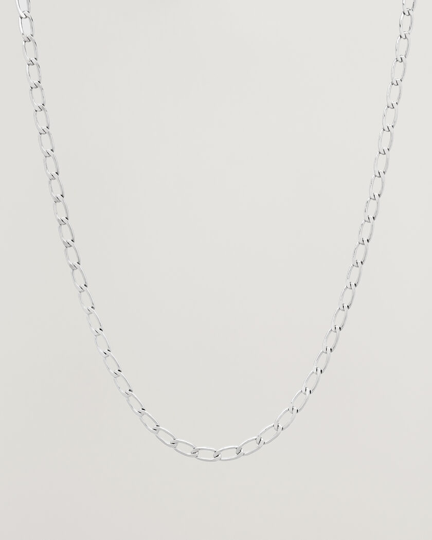 Tom WoodCurb Chain M NecklaceSilver at CareOfCarl.com