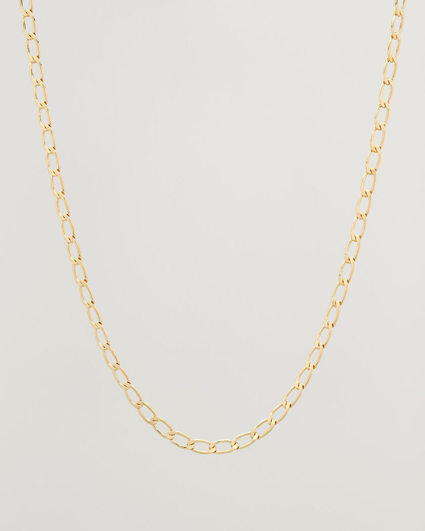 Tom Wood Square Chain M Necklace Gold at CareOfCarl.com