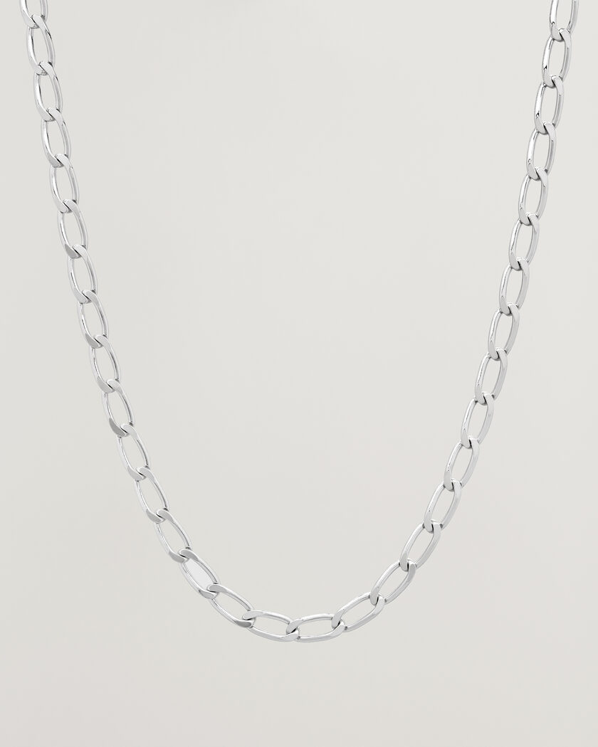 Tom Wood Curb Chain M Necklace Silver at CareOfCarl.com