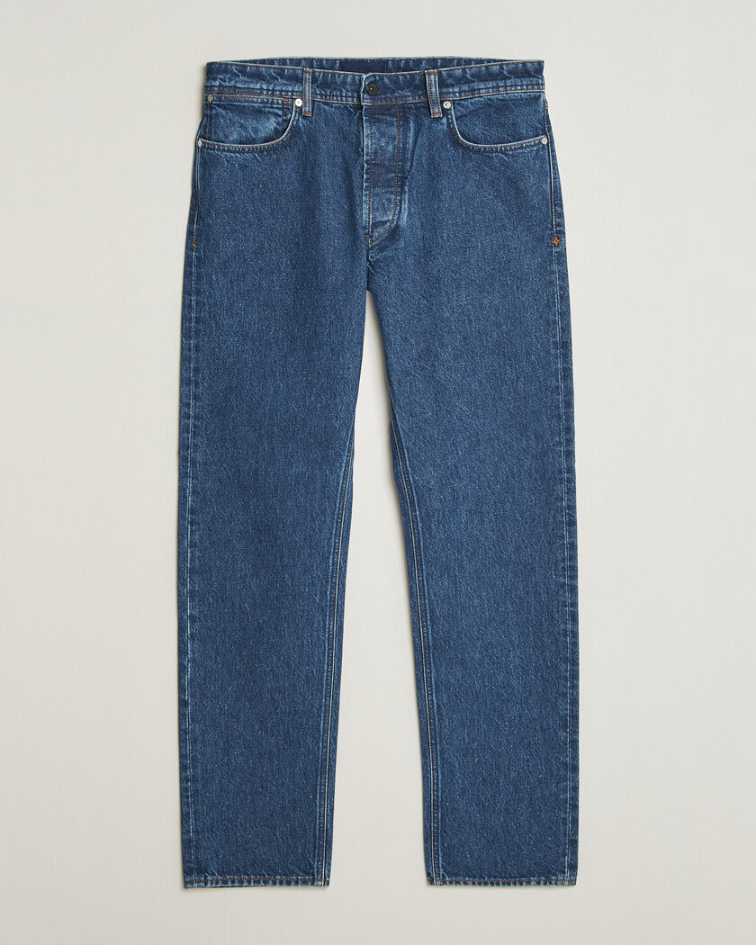 Stone Island Regular Straight Fit Indigo Jeans Blue Medium Wash – Blue