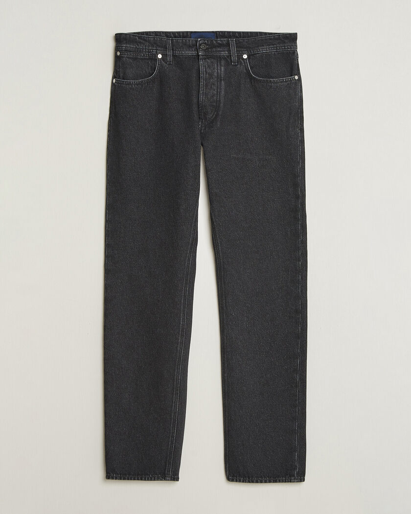 Stone Island Regular Straight Fit Jeans Black Medium Wash – Black