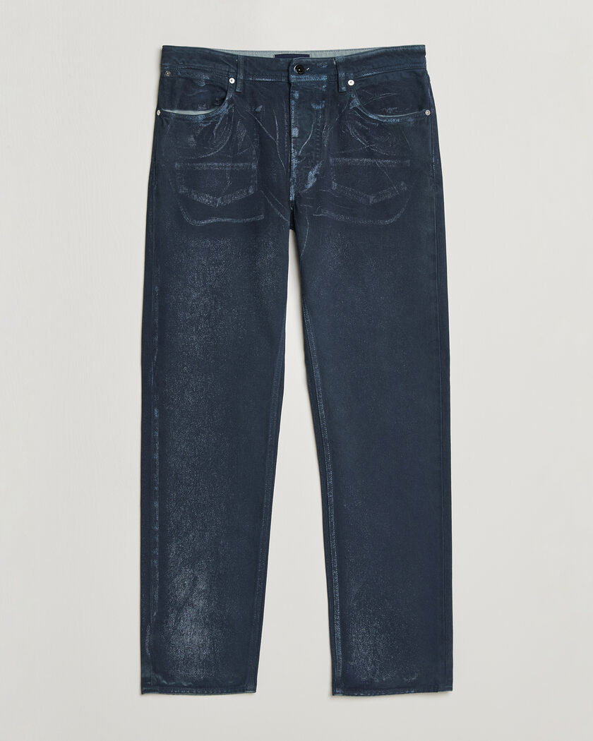 Stone Island Hand Sprayed Reflective Bull Denim Jeans Slate Blue – Blue