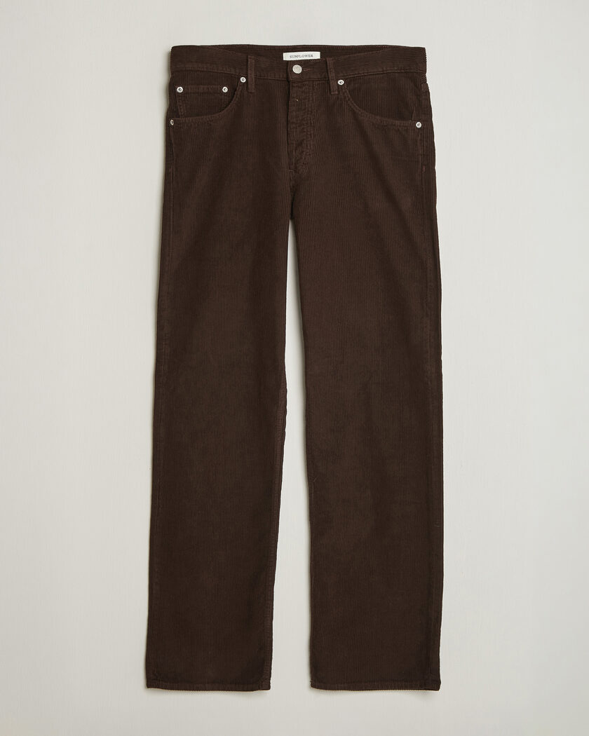Sunflower Loose Corduroy Pants Brown – Brown