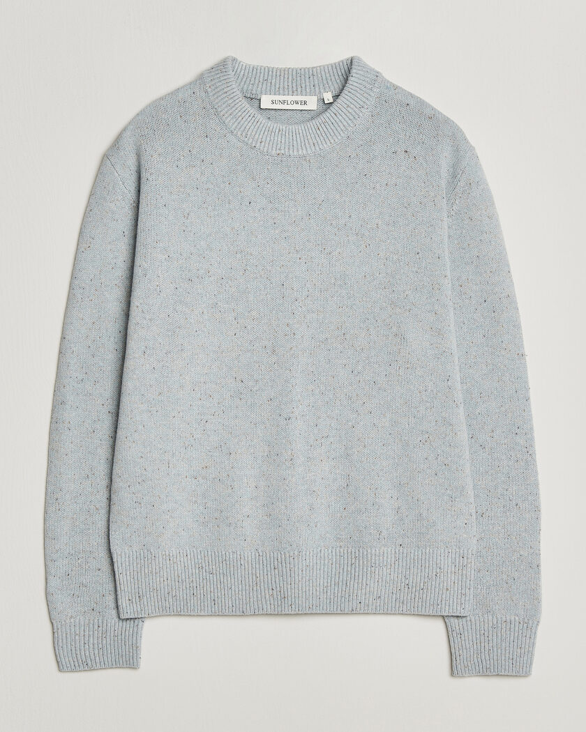 Sunflower Moon Donegal Sweater Light Blue – Blue